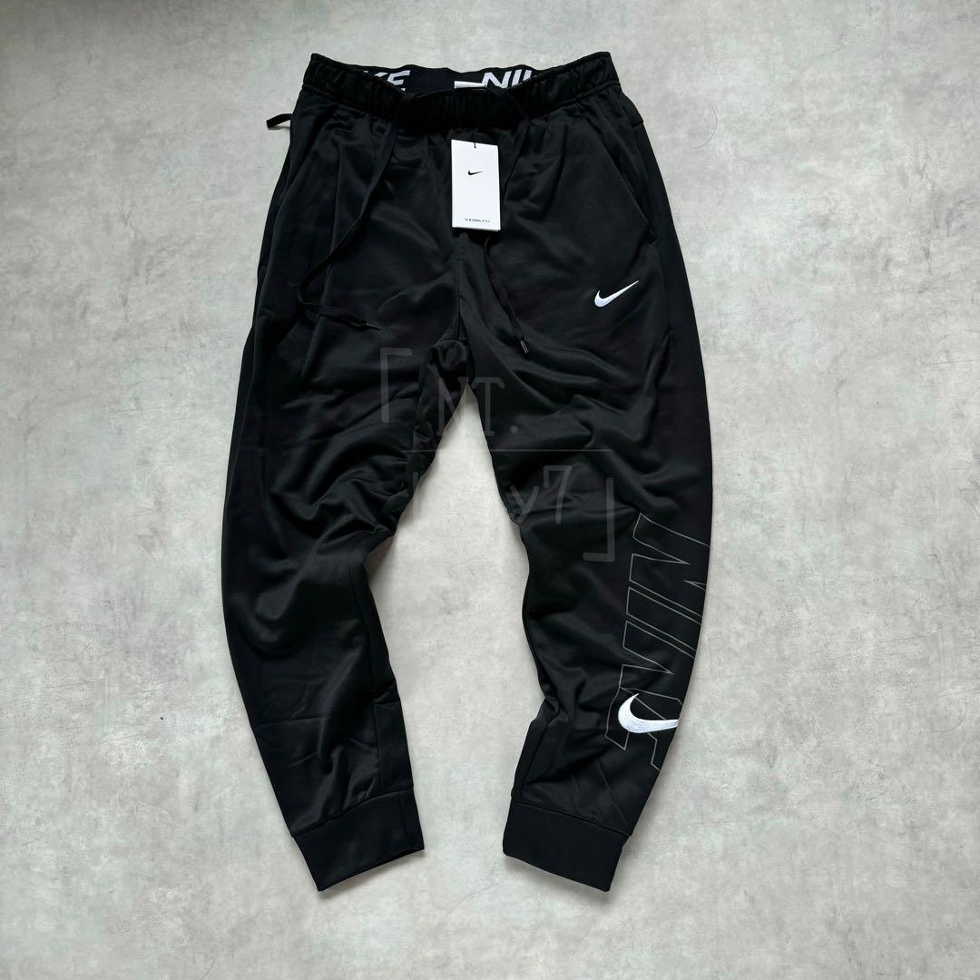ブラック テーパードパンツ NIKE ジョガーパンツ スウェット L