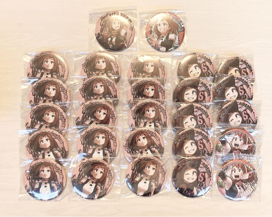 麗日お茶子 原作 缶バッジ コレクション ヒロアカ展 まとめ売り