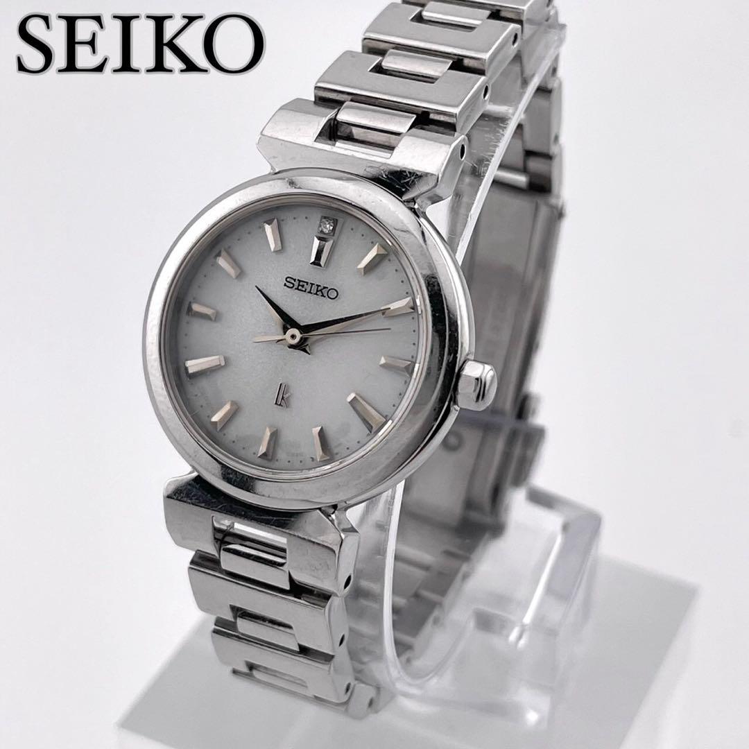 ⭐【美品レア】セイコー ルキア Lk ソーラー V117-0DL0 腕時計 稼働品】SEIKO ルキア Lk ソーラー V117-0DL0 腕時計 - メルカリ