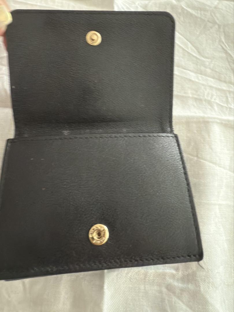 CHANEL 三つ折りミニ財布 ブラック