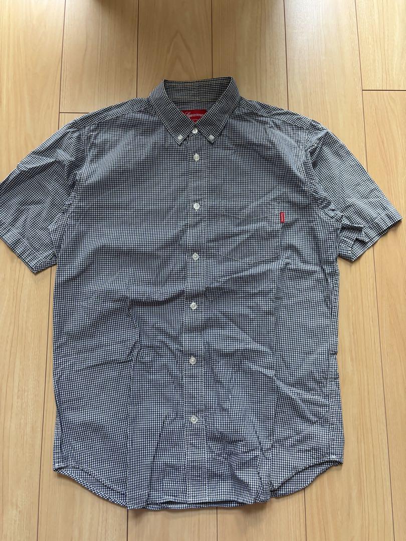Supreme ギンガムチェック柄 半袖シャツ