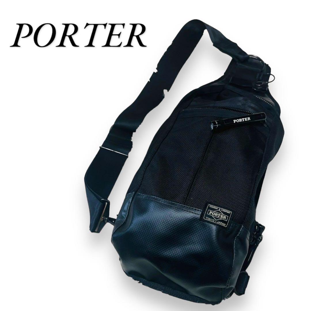 【最終価格】極美品ポーターHEAT ヒートショルダーバッグ ボディ マグライト 極美品✨ PORTER ポーター HEAT ヒート ショルダーバッグ マグライト