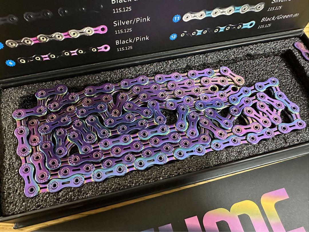 チェーン 12速 軽量 レインボーカラー SX12SL SUMC エスユー