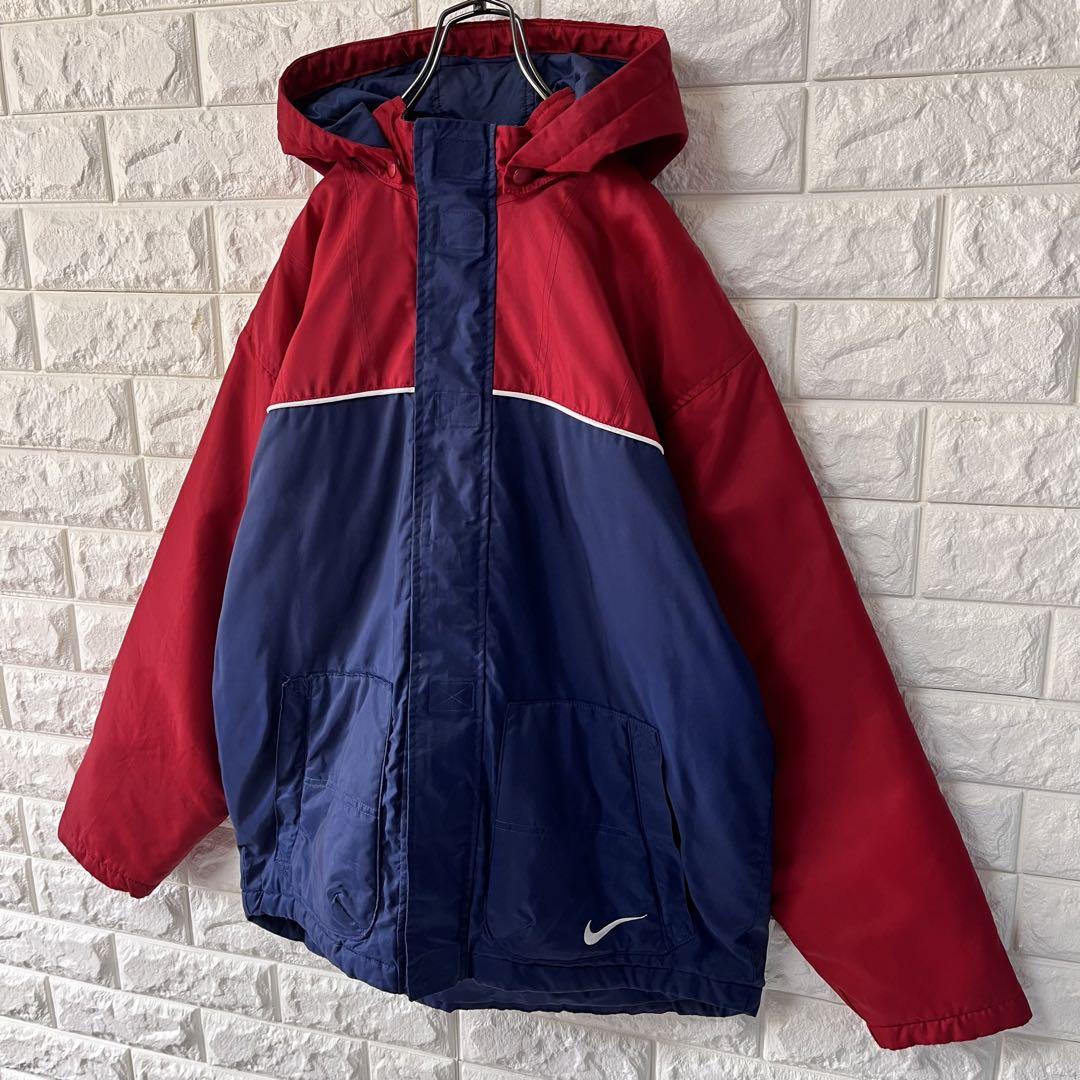【NIKE】ナイキ 90s ホワイトタグ ナイロンJKT フード2way