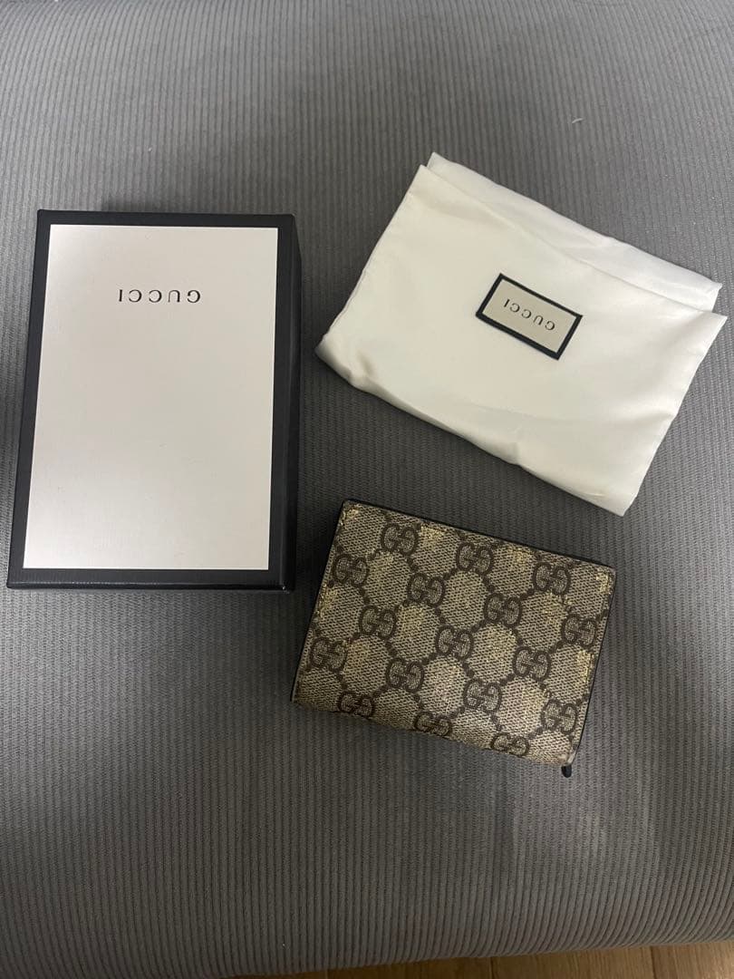 GUCCI GGパターン 二つ折り財布