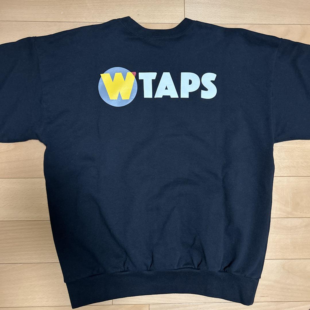 ［新品未使用］2 黒M wtaps スウェット　クルーネック　25ss