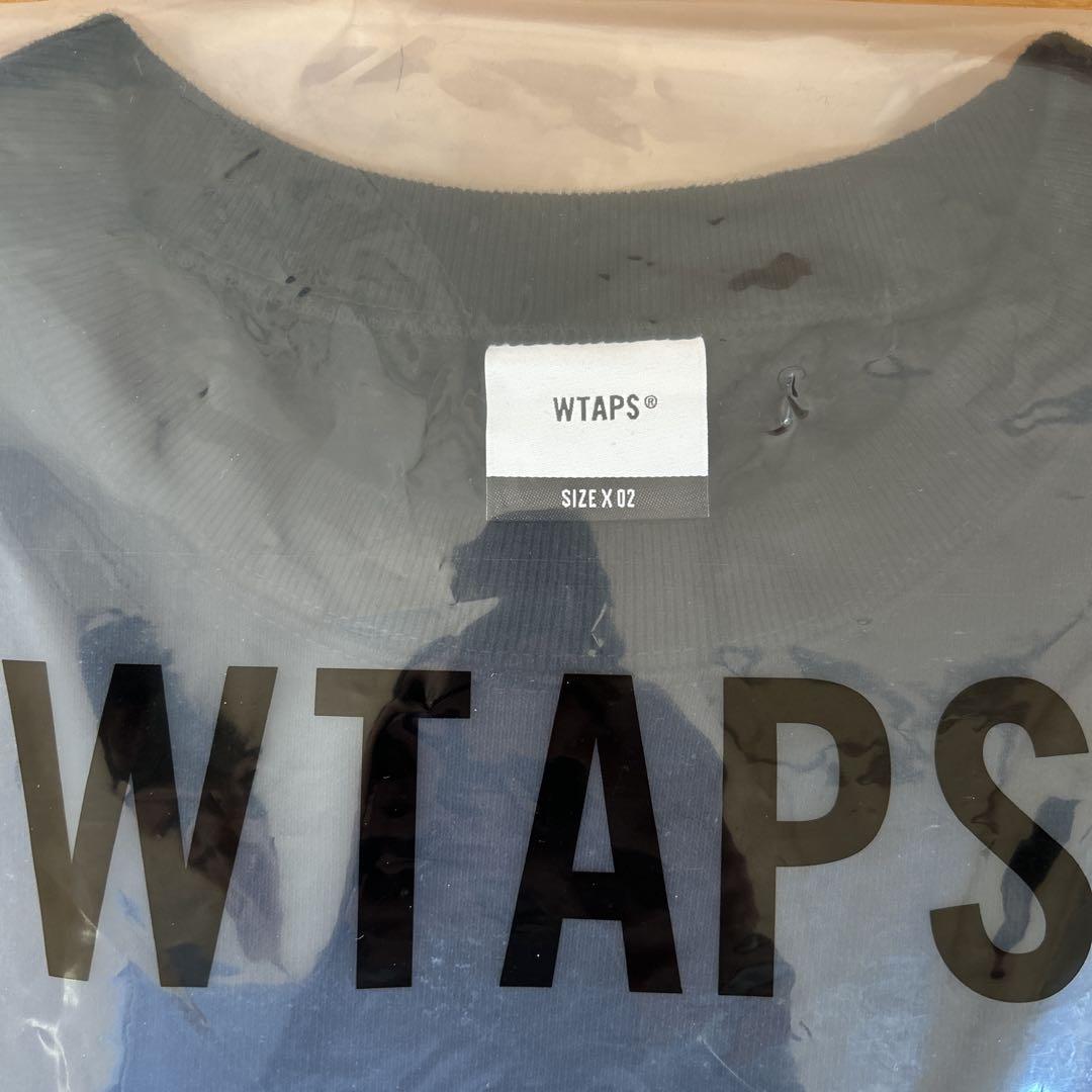 ［新品未使用］2 黒M wtaps スウェット　クルーネック　25ss