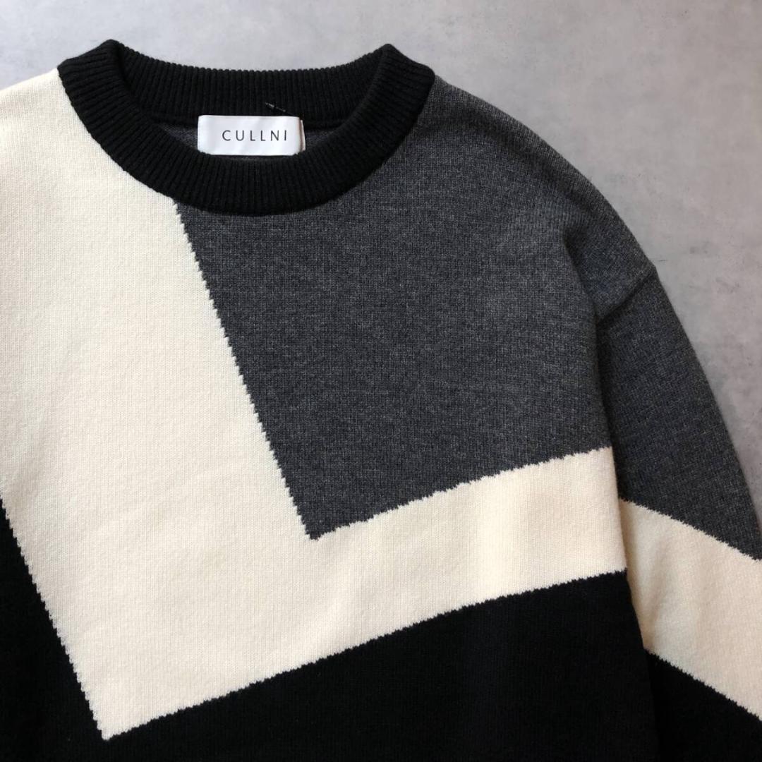 GQ1587◇CULLNI : 24aw Diagonal Line Multi