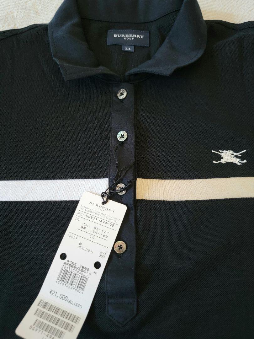 Burberry GOLF　ブラック ポロシャツ L 新品タグ付き