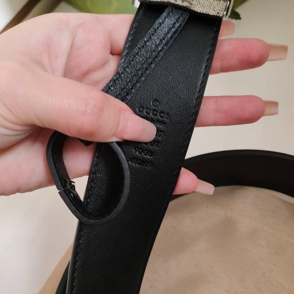 GUCCI ベルト インターロッキング GGスプリーム　レザー