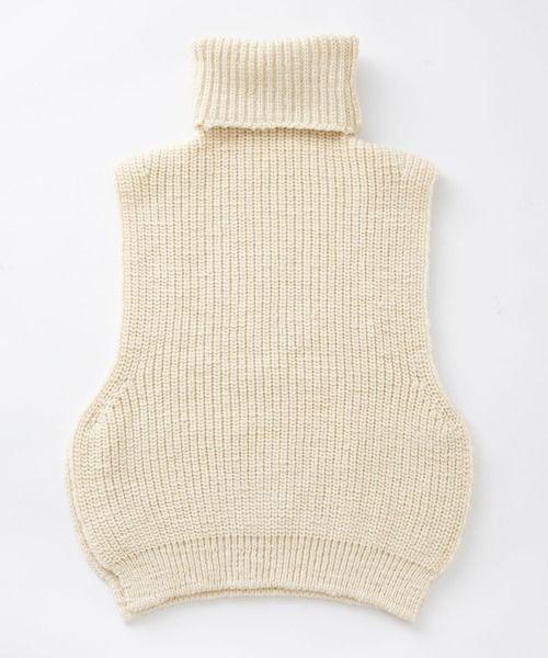 MAISON EUREKA TURTLE NECK WARMER VESTベスト MAISON EUREKA TURTLE NECK WARMER VESTベスト
