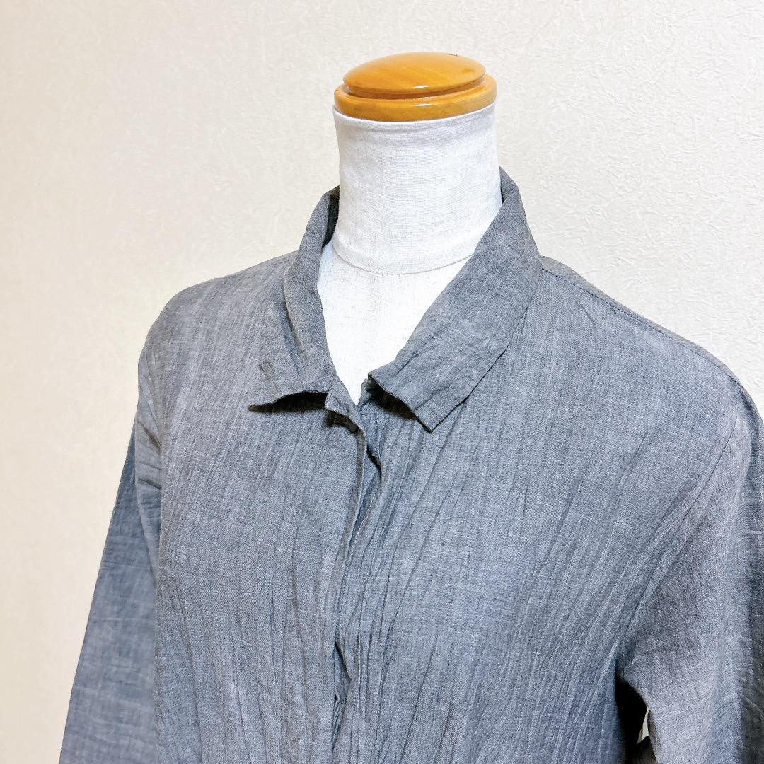 ISSEY MIYAKE HaaT プリーツ 変形シャツ チュニック