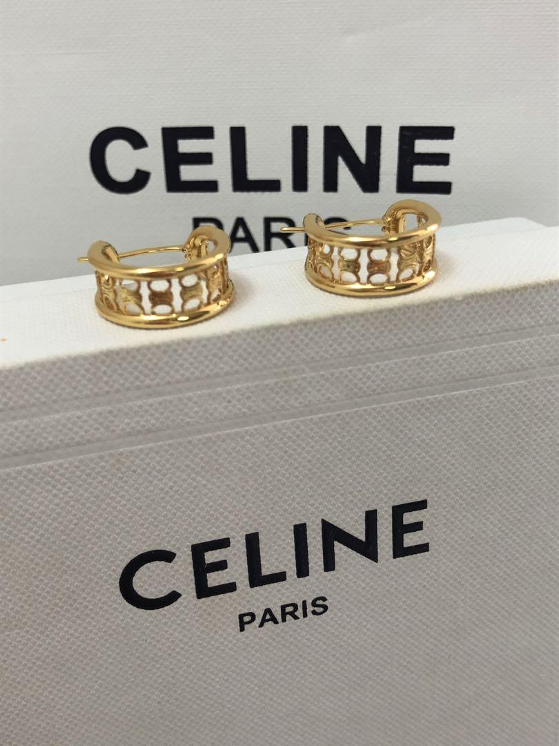 CELINE トリオンフ マルチフープ ピアス セリーヌ
