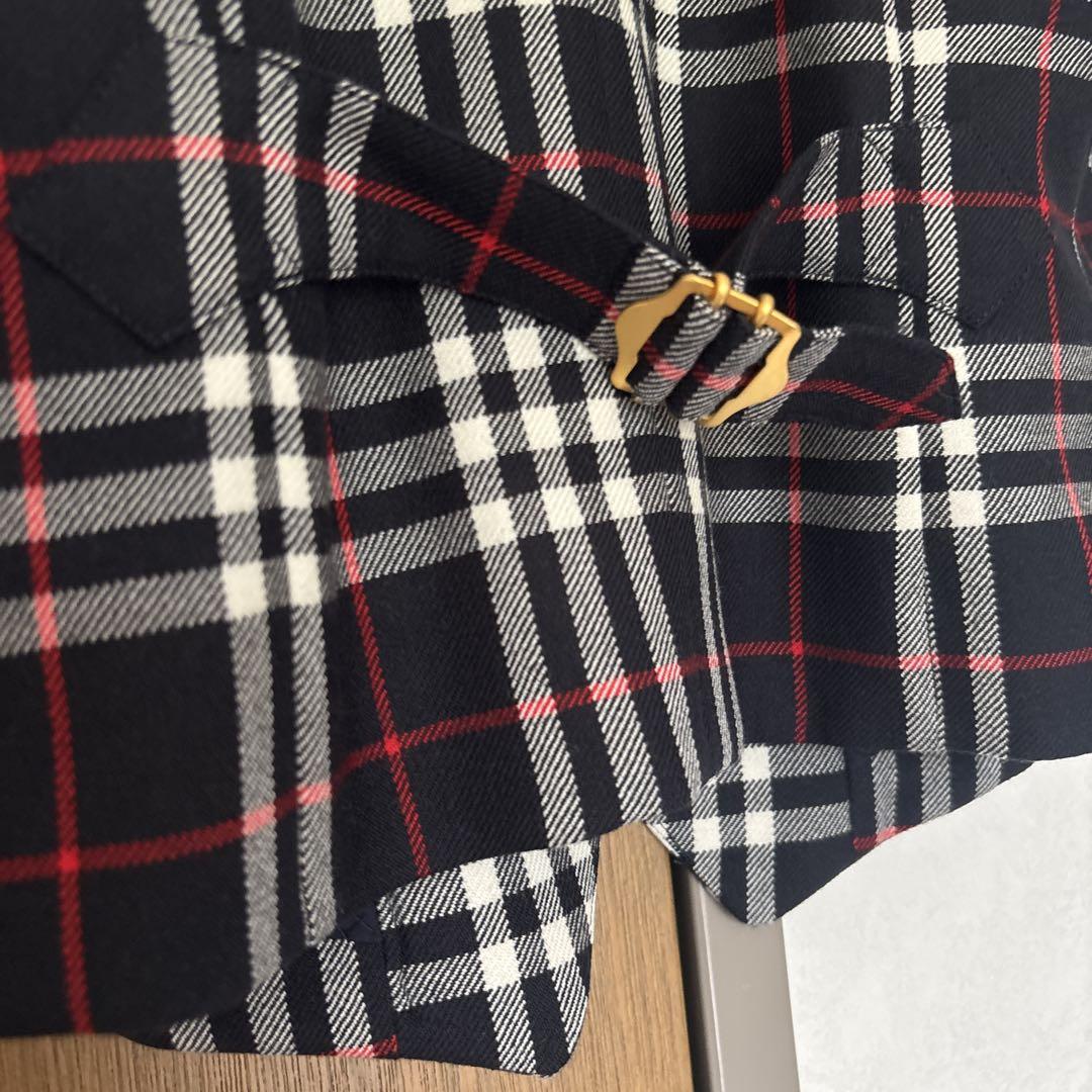 美品】 Burberrys バーバリー ベスト ノバチェック 金ボタン L