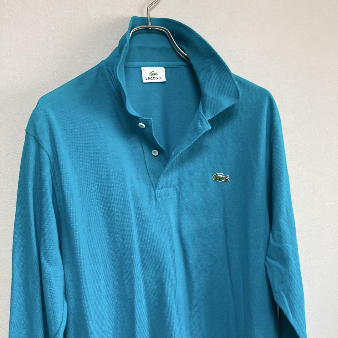 LACOSTE ラコステ 長袖ポロシャツ ロンT サイズ5 グリーン 緑 XL