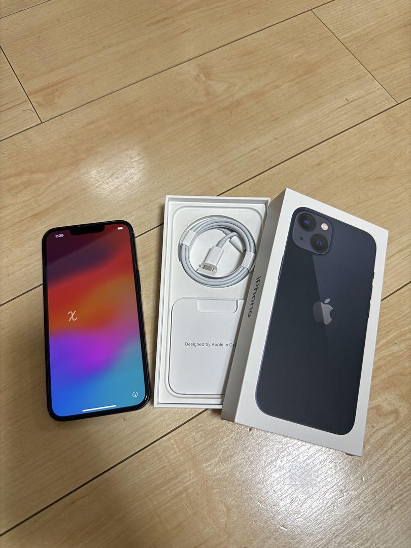 【超美品】iPhone 13 ミッドナイト SIMフリー　128GB