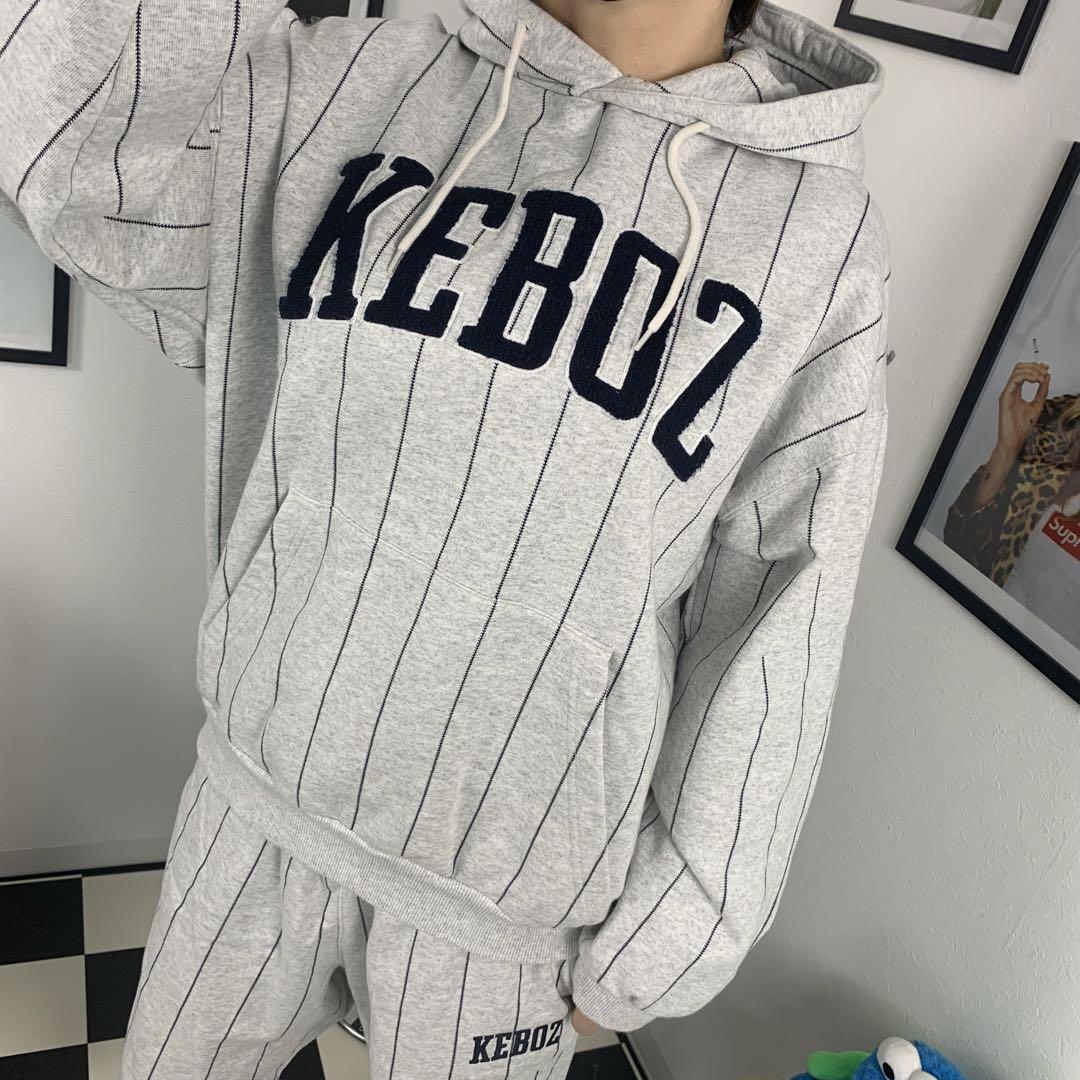 KEBOZ STRIPE UC SWEAT HOODIE SETUP 画像1