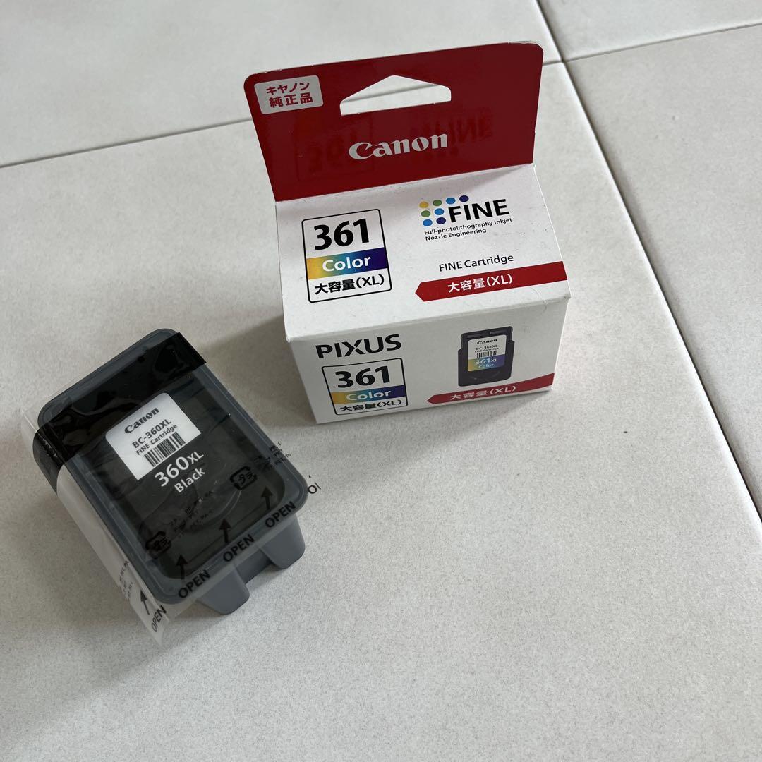 Canon PIXUS 361/360 XL インクカートリッジ - メルカリ