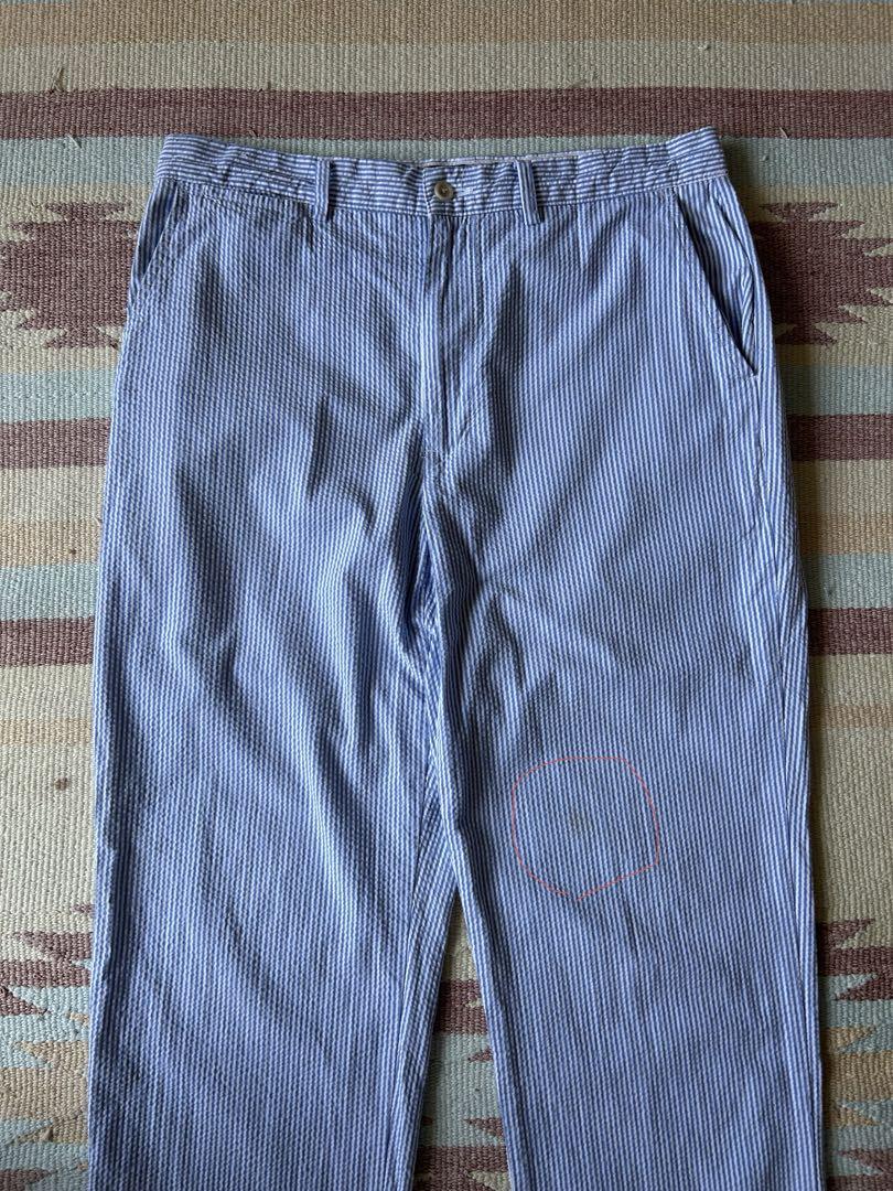 パンツ Ralph Lauren seersucker cotton pants