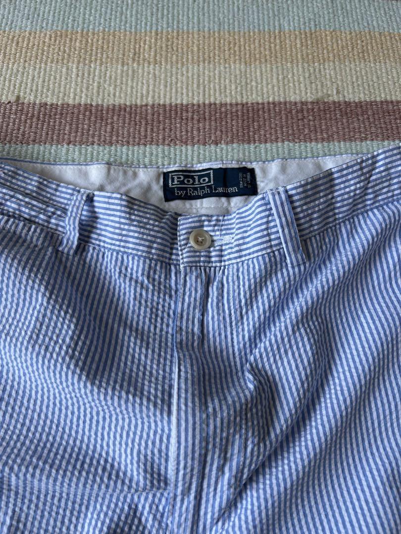 パンツ Ralph Lauren seersucker cotton pants