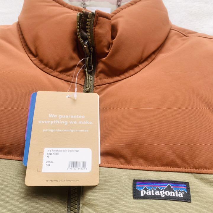 正規品 XS パタゴニア リバーシブルビリーダウンベスト Patagonia メンズ 7p3a9-m84422969787 通販低価