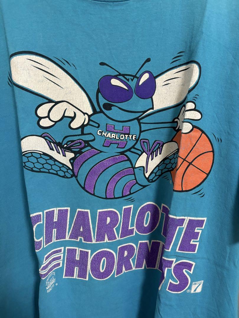 ヴィンテージLOGO7 CHARLOTTE HORNETS Tシャツ XLサイズ