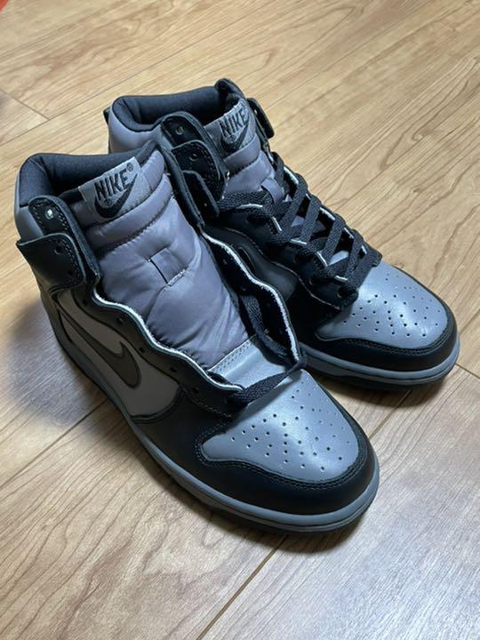 99年製DEAD STOCK 】NIKE DUNK HIGH LE 新品 海外通販では Dunk Nike ◆ ネバダカラー High ◆ Beetroot Dark スニーカー