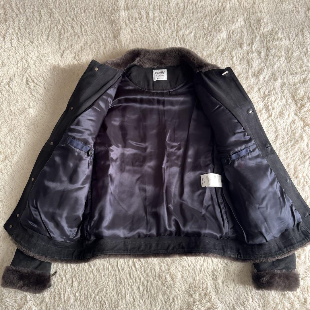 極美品◆EMMETI◆エンメティ ARON ムートンジャケット 46