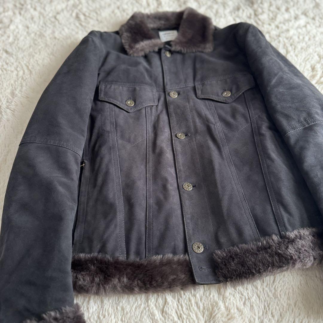 極美品◆EMMETI◆エンメティ ARON ムートンジャケット 46