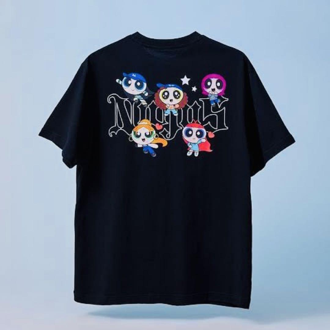 NewJeans パワーパフガールズ Tシャツ 黒 L - メルカリ