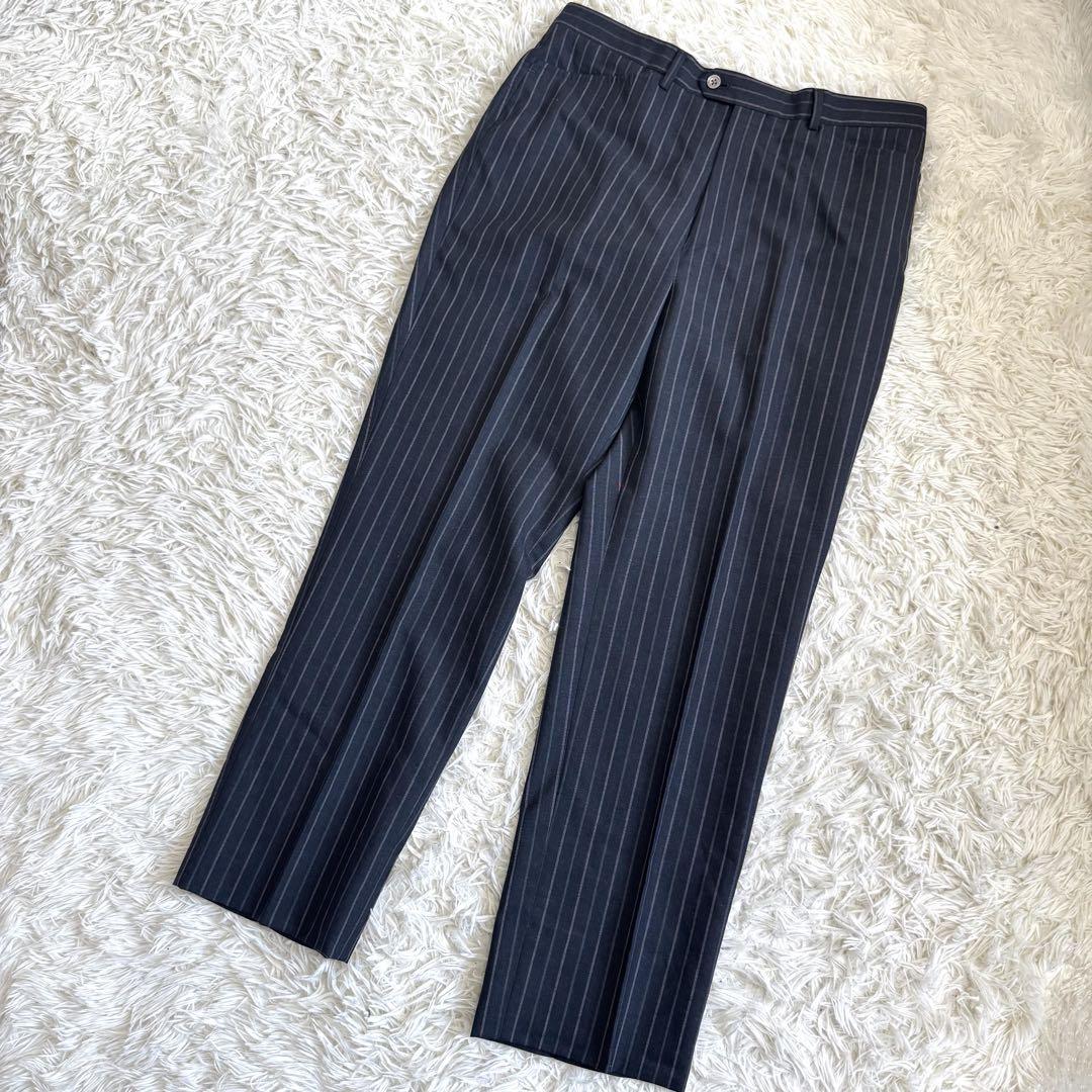 Paul Smith✨スーツ　セットアップ　ストライプ　花柄　背抜き　L2サイズ