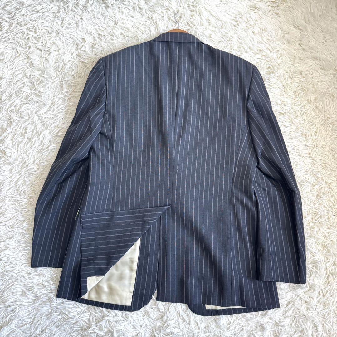 Paul Smith✨スーツ　セットアップ　ストライプ　花柄　背抜き　L2サイズ