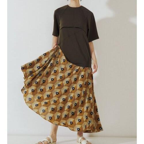 《美品》2WAYパターンドッキングワンピース