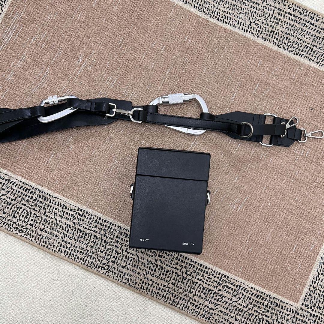 HELIOT EMIL BOXBAG ショルダーバッグ ブラック