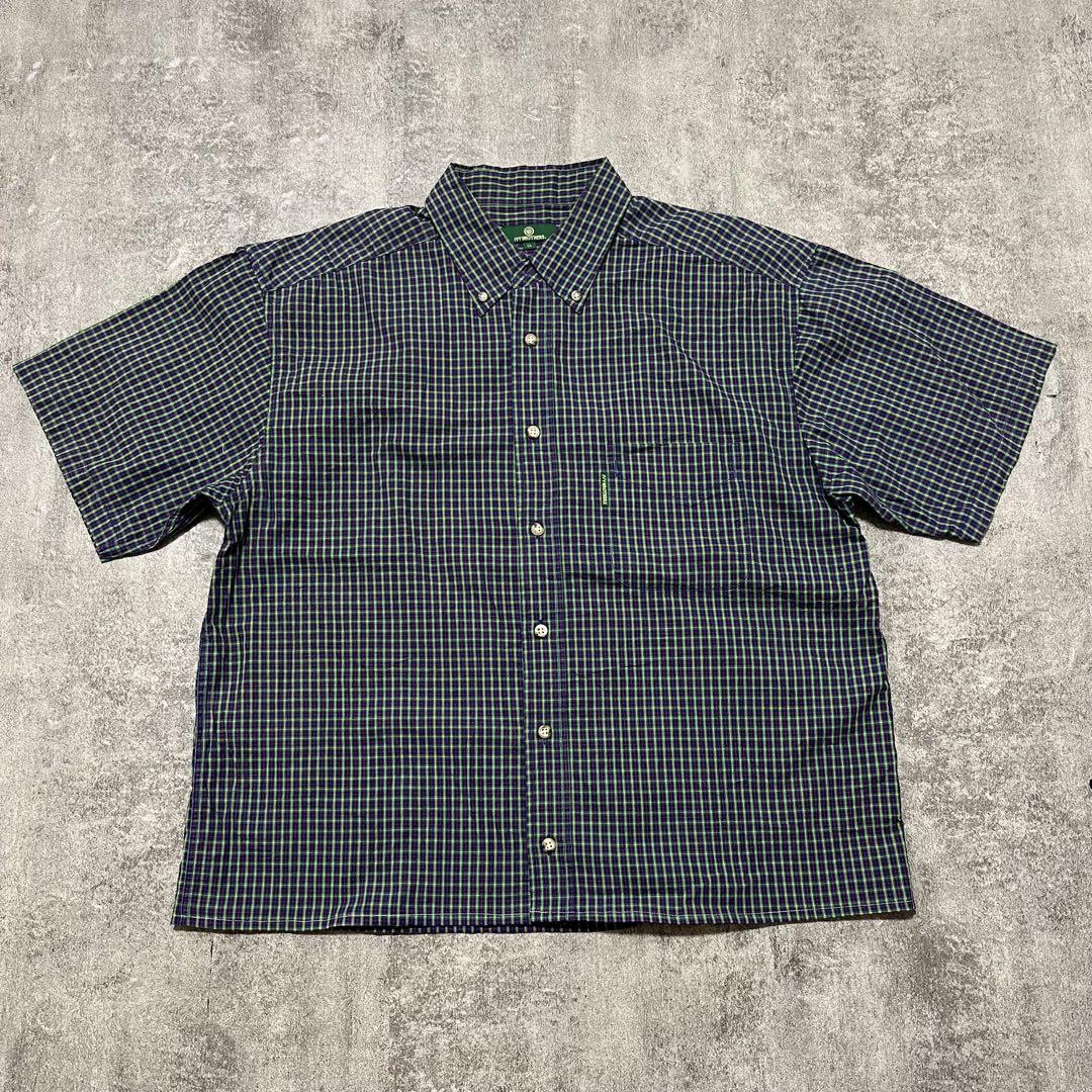 OLD 短丈 ショート丈 チェックシャツ cityboy 古着 ボックス
