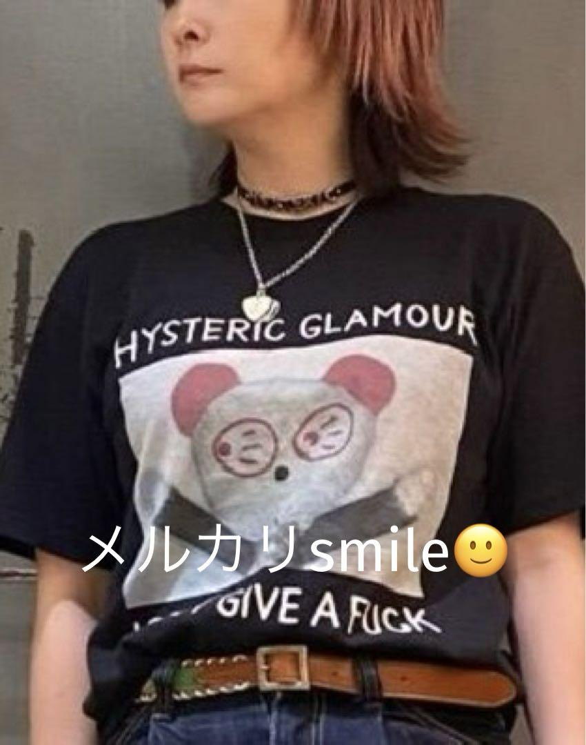 L新品 HYSTERIC GLAMOUR RED EYE PANDA Tシャツ黒