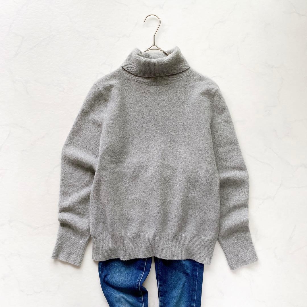 ROUTINE ルーティン ウールタートルネックニット セーター グレー S|M
