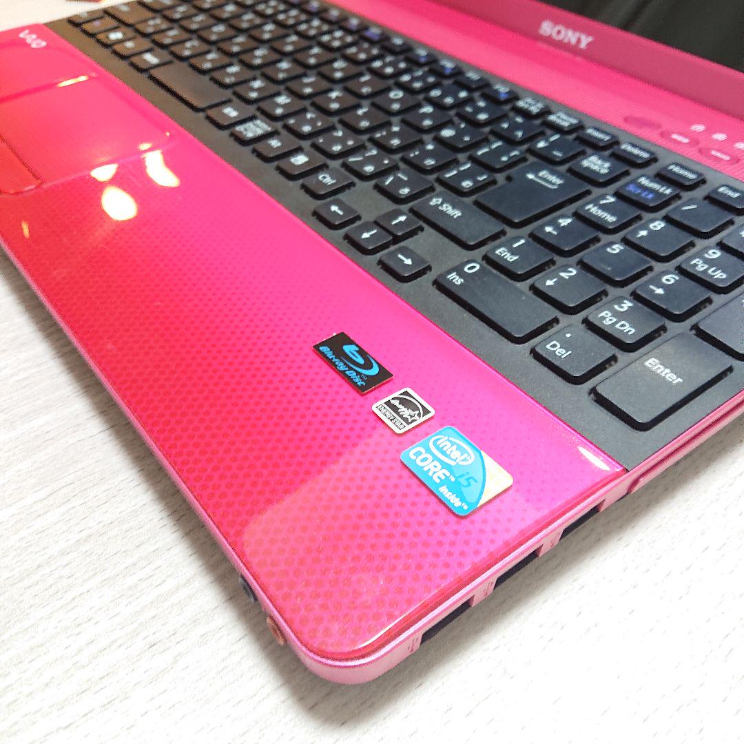 〖超美品〗VAIO ノートPC i5 SSD office赤⭐️正月セール中！