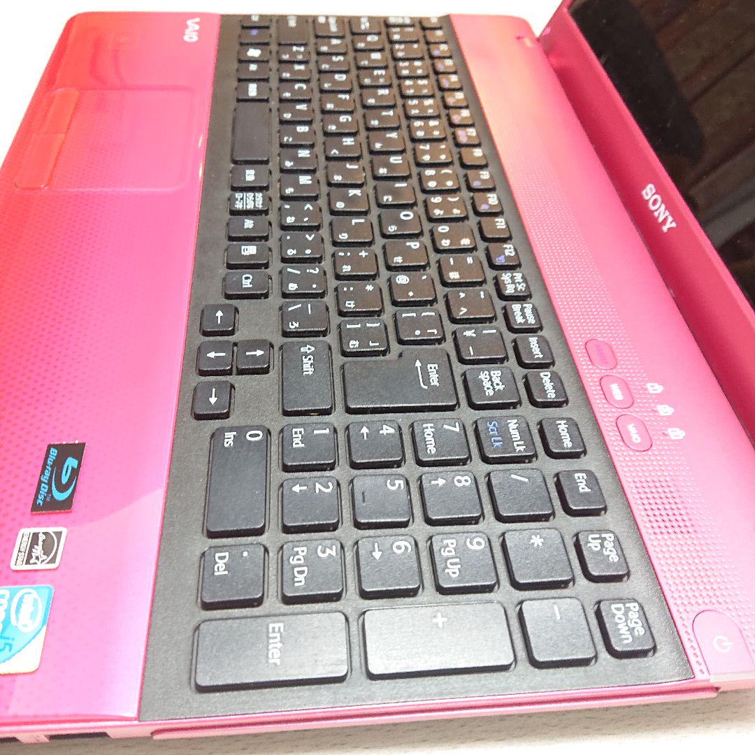 〖超美品〗VAIO ノートPC i5 SSD office赤⭐️正月セール中！