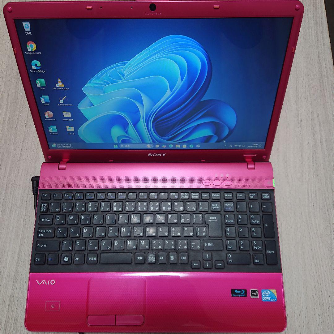 〖超美品〗VAIO ノートPC i5 SSD office赤⭐️正月セール中！