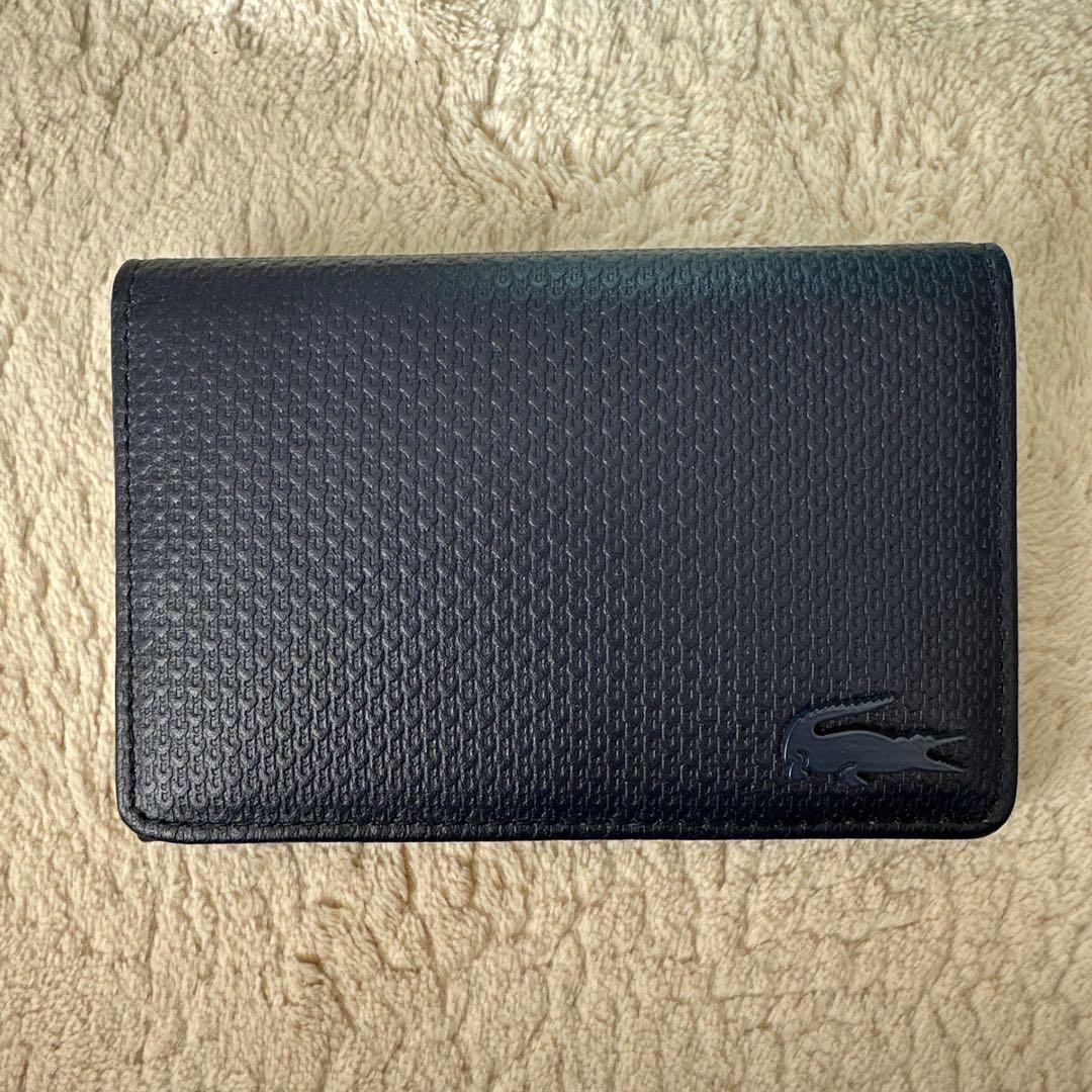 Lacoste ネイビー カードケース
