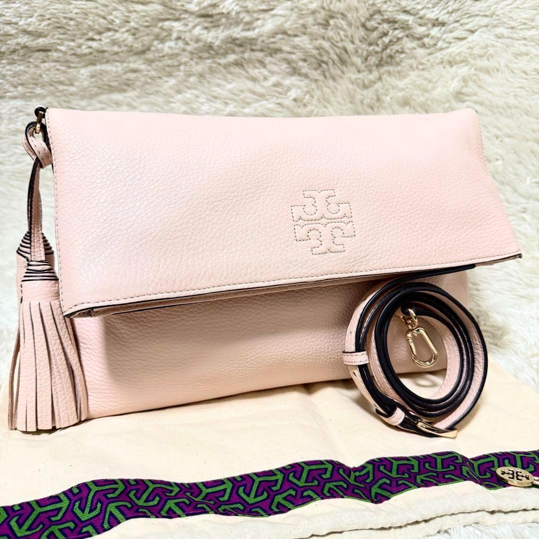 未使用級✨トリーバーチ 2way ショルダーバッグ シボ革