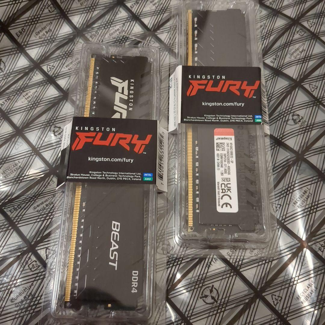 KINGSTON FURY BEAST DDR4 64GB（32GBx2枚）