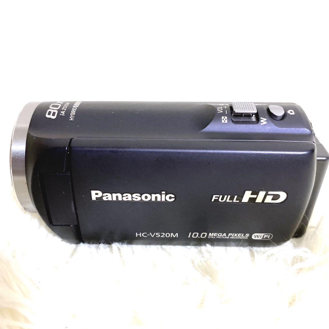 Panasonic HC-V520M ビデオカメラ Wi-Fi ダークネイビー カメラ Panasonic HC-V520M ビデオカメラ Wi-Fi ダークネイビー カメラ
