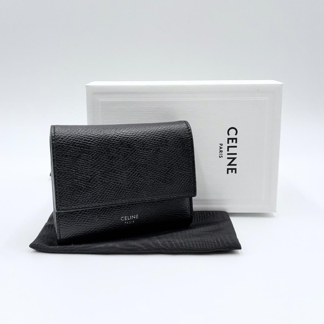 【美品】CELINE スモール トリフォールド ウォレット