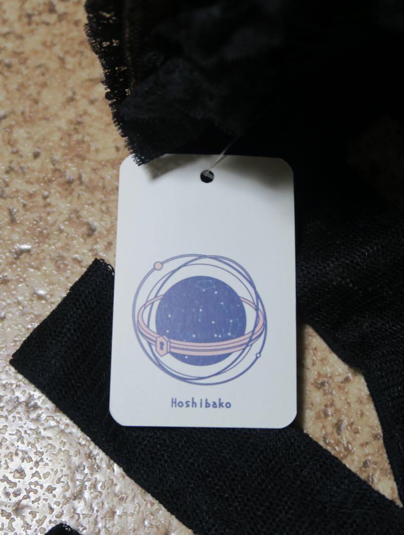 Hoshibako ブラック ゴスロリ ボンネット 星箱works