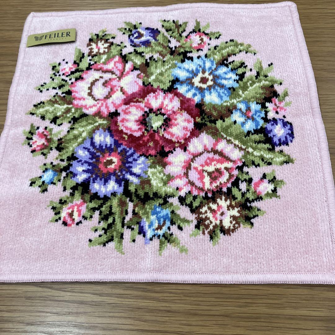 新品FEILER 花柄タオルハンカチ3枚セット - メルカリ