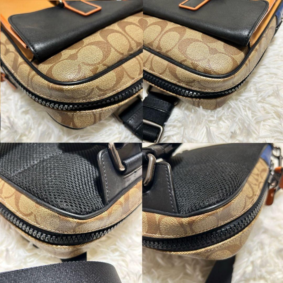 コーチ COACH トラックパック ボディバッグ シグネチャー