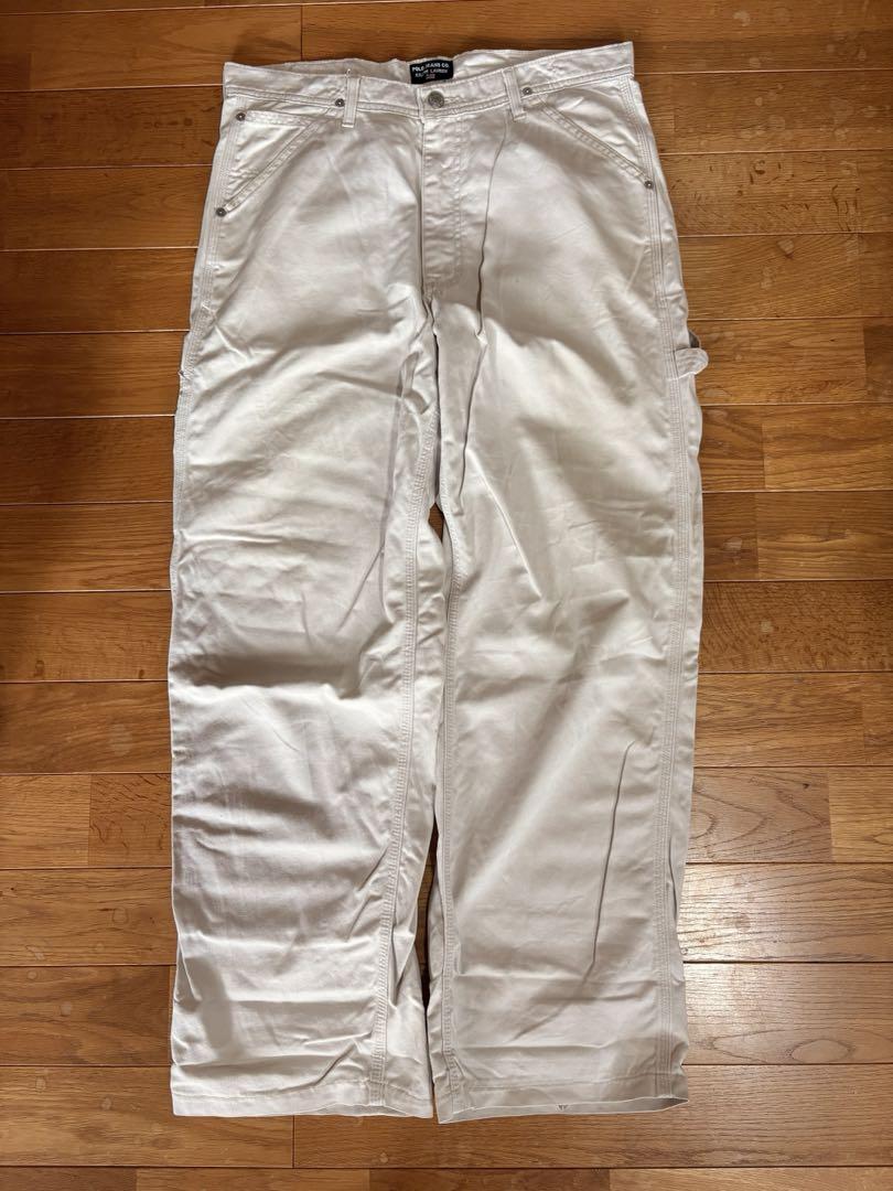 POLO JEANS CO コットン　ペインターパンツ　チノパン　刺繍　90s