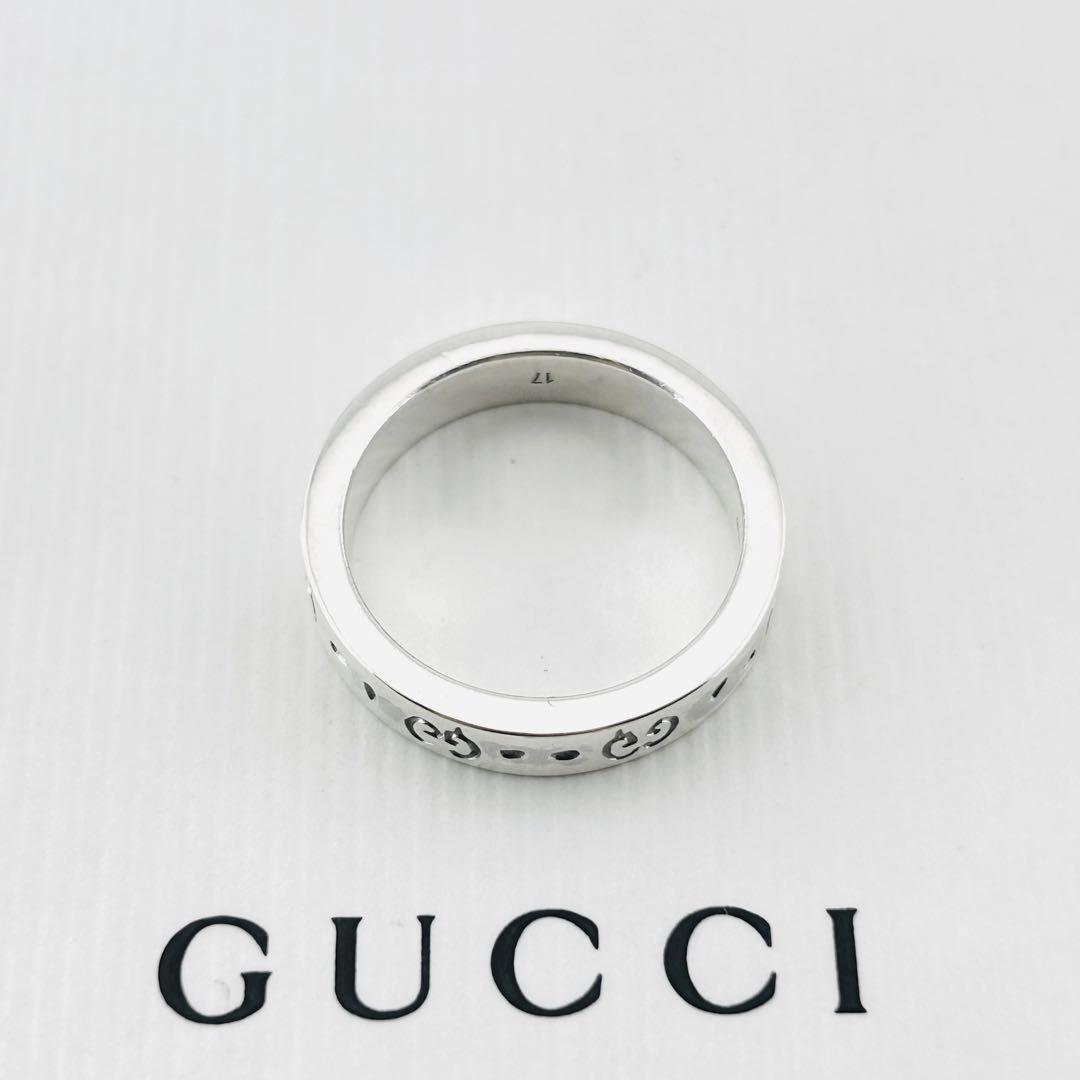 【美品】 GUCCI リング　アイコン　ゴースト　シルバー　16号　119